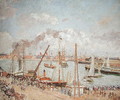 The Port of Le Havre, Afternoon, Sun, 1903 - Camille Pissarro