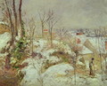 Snow Scene - Camille Pissarro