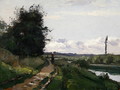 The Banks of the Seine at Bougival, 1864 - Camille Pissarro