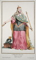 Christina (1626-89) Queen of Sweden from 'Receuil des Estampes, representant les Rangs et les Dignites, suivant le Costume de toutes les Nations existantes', 1780 - Edward Emerson Simmons