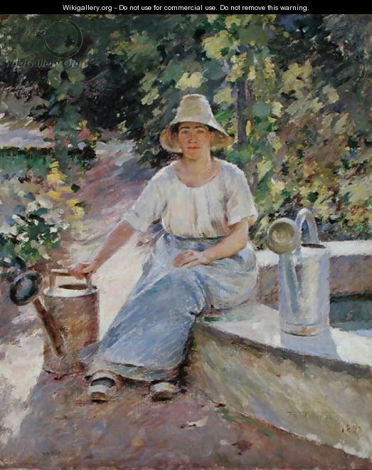 The Watering Pots, 1890 - Theodore Robinson