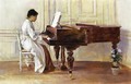 At the Piano, 1887 - Theodore Robinson