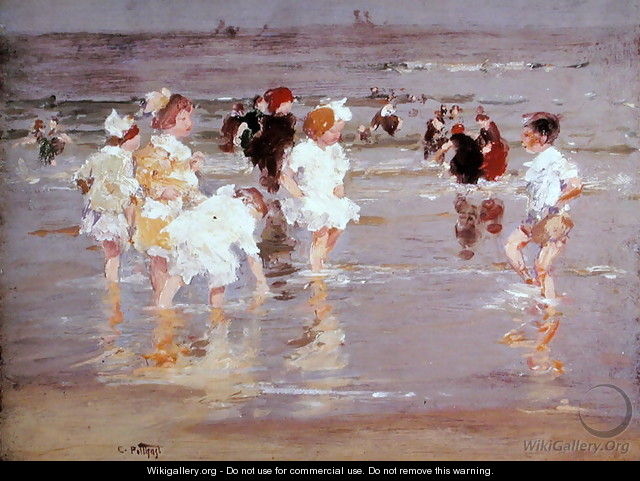 Children on the Beach - Edward Henry Potthast