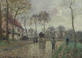 The Coach to Louveciennes, 1870 - Camille Pissarro