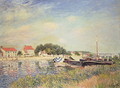 The Banks of the Loing at Saint-Mammes, 1885 - Alfred Sisley