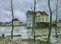 The Mills at Moret-sur-Loing, Winter, 1890 - Alfred Sisley