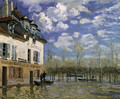 The Boat in the Flood, Port-Marly, 1876 - Alfred Sisley