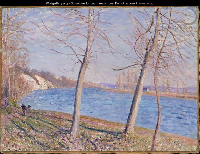 The Banks of the River at Veneux, 1881 - Alfred Sisley