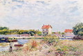 The Loing at Saint-Mammes, 1885 - Alfred Sisley