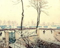 Snow Scene at Moret, c.1894 - Alfred Sisley