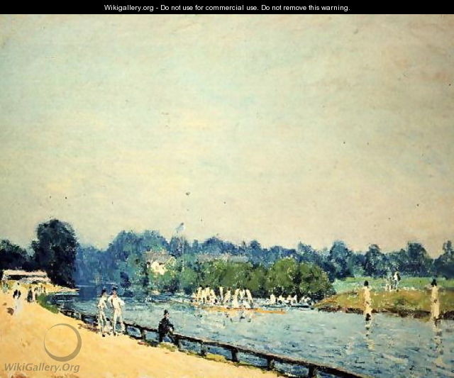 The Road to Hampton Court, 1874 - Alfred Sisley