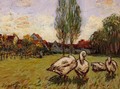 Geese - Alfred Sisley