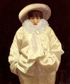 Sarah Bernhardt as Pierrot - Giuseppe de Nittis