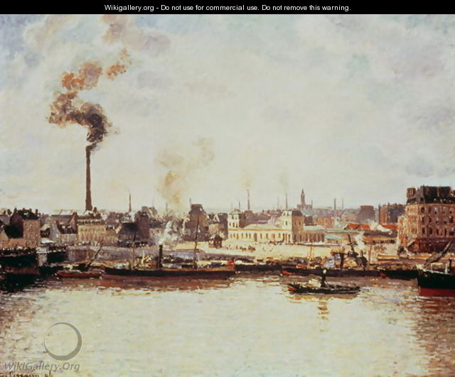 Saint-Sever Quay at Rouen, 1896 - Camille Pissarro