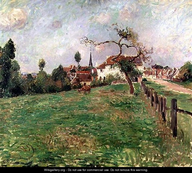 The Village of Eragny - Camille Pissarro