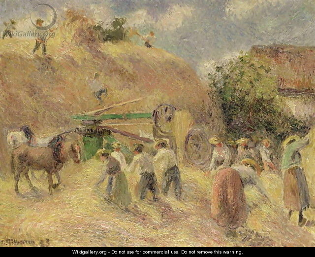 The Harvest, 1883 - Camille Pissarro