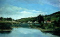 The Marne at Chennevieres, c.1864-65 - Camille Pissarro