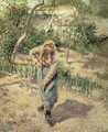 Woman Digging in an Orchard, 1882 - Camille Pissarro