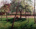 Walled Garden at Eragny, 1895 - Camille Pissarro