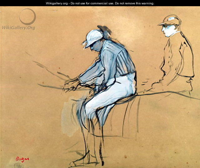 Jockeys 3 - Edgar Degas
