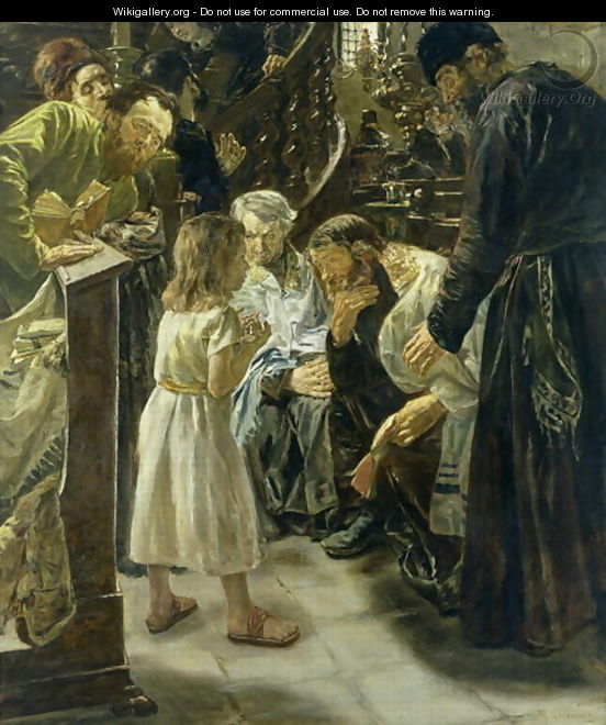 The Twelve-Year-Old Jesus in the Temple, 1879 - Max Liebermann