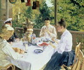 At the Tea-Table, 1888 - Konstantin Alexeievitch Korovin