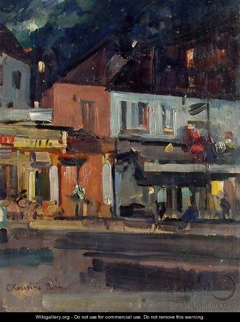 Moon light, Paris - Konstantin Alexeievitch Korovin