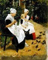 Amsterdam Orphans in the Garden, 1885 - Max Liebermann