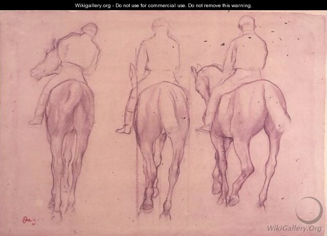 Jockeys 2 - Edgar Degas