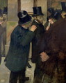 At the Stock Exchange, c.1878-79 - Edgar Degas