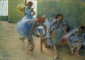 Dancers on a Bench, c.1898 - Edgar Degas