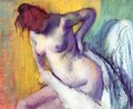 Woman drying herself 3 - Edgar Degas