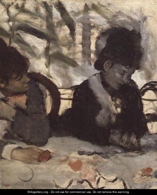 At the Cafe, c.1875-77 - Edgar Degas