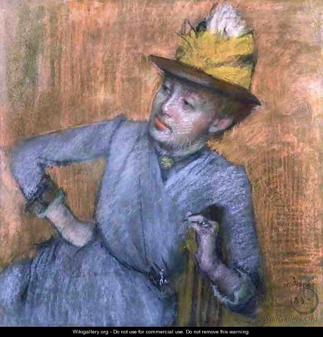 Seated Woman, 1887 - Edgar Degas