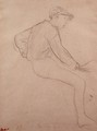 Study of a Jockey - Edgar Degas
