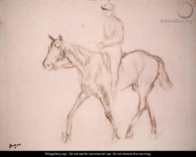 Horse and Jockey - Edgar Degas