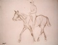 Horse and Jockey - Edgar Degas