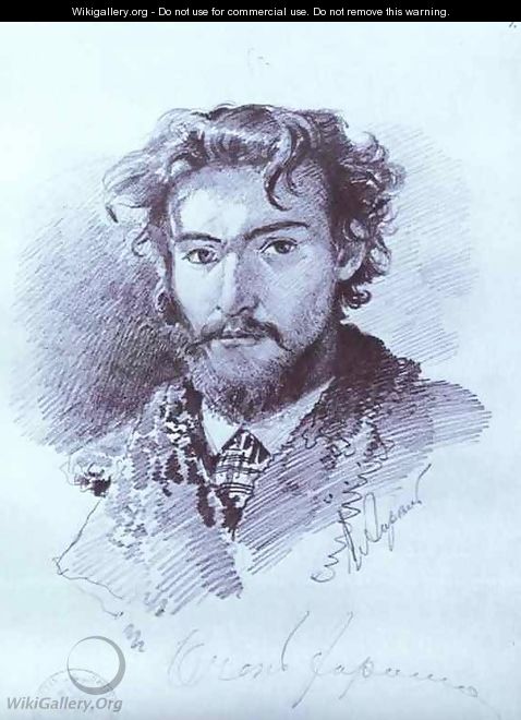 Self Portrait 1873 - Feodor Alexandrovich Vasilyev