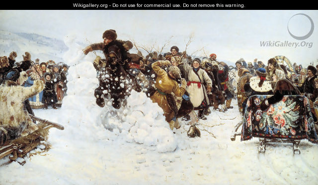 The Capture of the Snow Fortress, 1891 - Vasilij Ivanovic Surikov