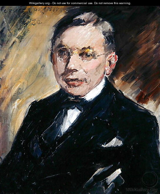 Portrait of Ernst Oppler, 1920 - Lovis (Franz Heinrich Louis) Corinth
