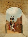 Schooling a Pair in a Brake at Lucas's Yard, Clerkenwell - James Pollard