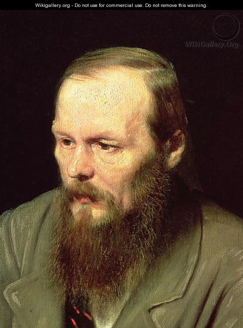 Fyodor Dostoyevsky (detail) 1872 - Vasily Perov