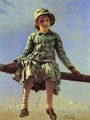 Painter's daughter - Ilya Efimovich Efimovich Repin