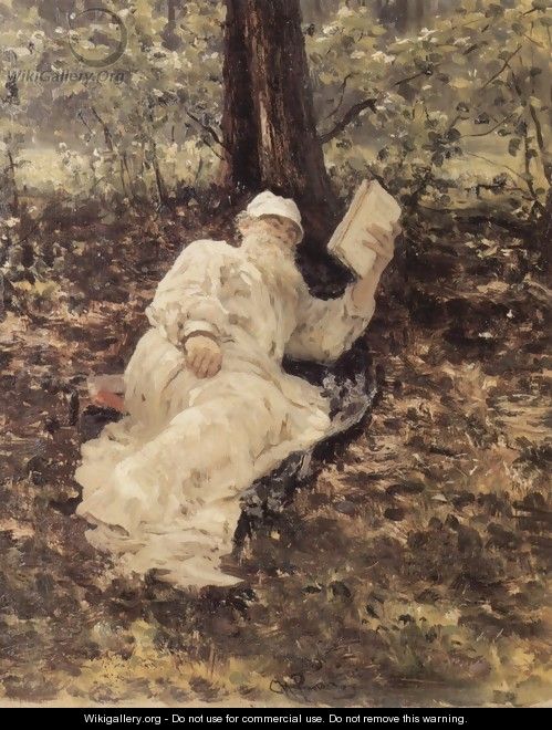 Portrait of Lev Tolstoy 1893 - Ilya Efimovich Efimovich Repin