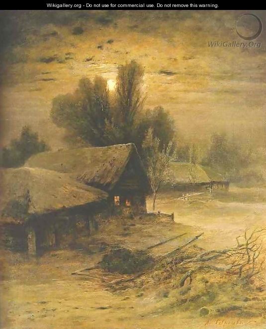 Winter Night (1869) - Alexei Kondratyevich Savrasov