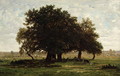 Holm Oaks, Apremont, 1850-52 - Theodore Rousseau