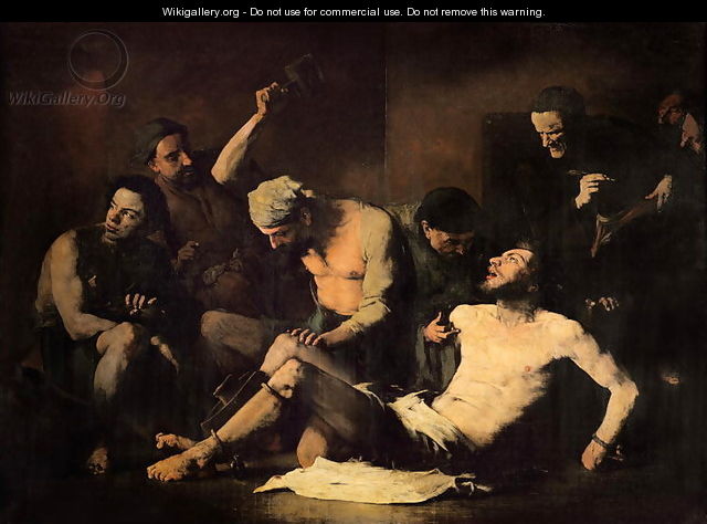 The Torture of Alonso Cano (1601-67) c.1867 - Theodule Augustine Ribot