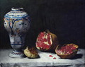 Still Life with a Pomegranate - Theodule Augustine Ribot