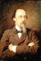 Portrait of Nikolay Alekseyevich Nekrasov, 1877 - Ivan Nikolaevich Kramskoy