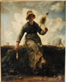 The Spinner, Goatherd of the Auvergne, 1868-69 - Jean-Francois Millet